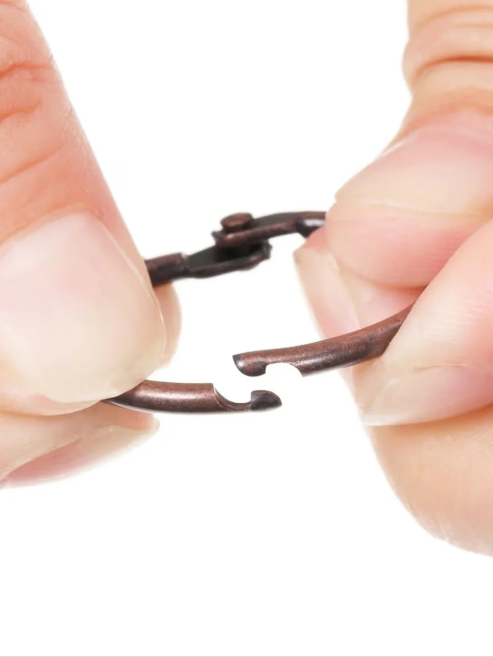 Silver Loose Leaf Book Binder Rings
